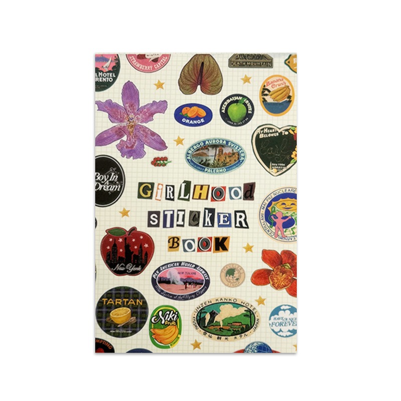 Vintage And Collectible Books - Nuevo Libro de Pegatinas Vintage Estilo