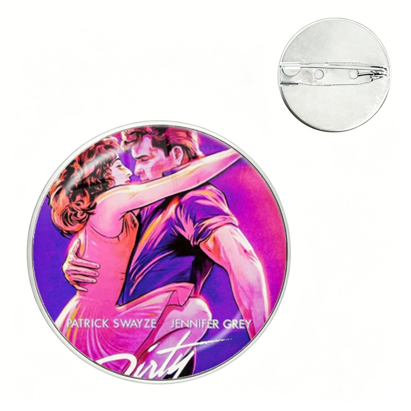 Vintage Collectible Glass - Pin de Botón de Cristal con