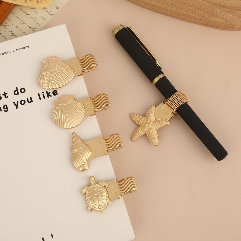 Vintage Collectible Pens - Clip Metálico Vintage con Forma de