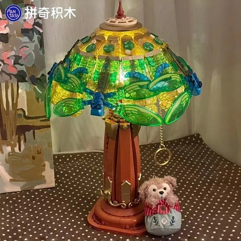 Collectible Vintage Lamps - Pantasy-Lámpara de escritorio de cristal Vintage,