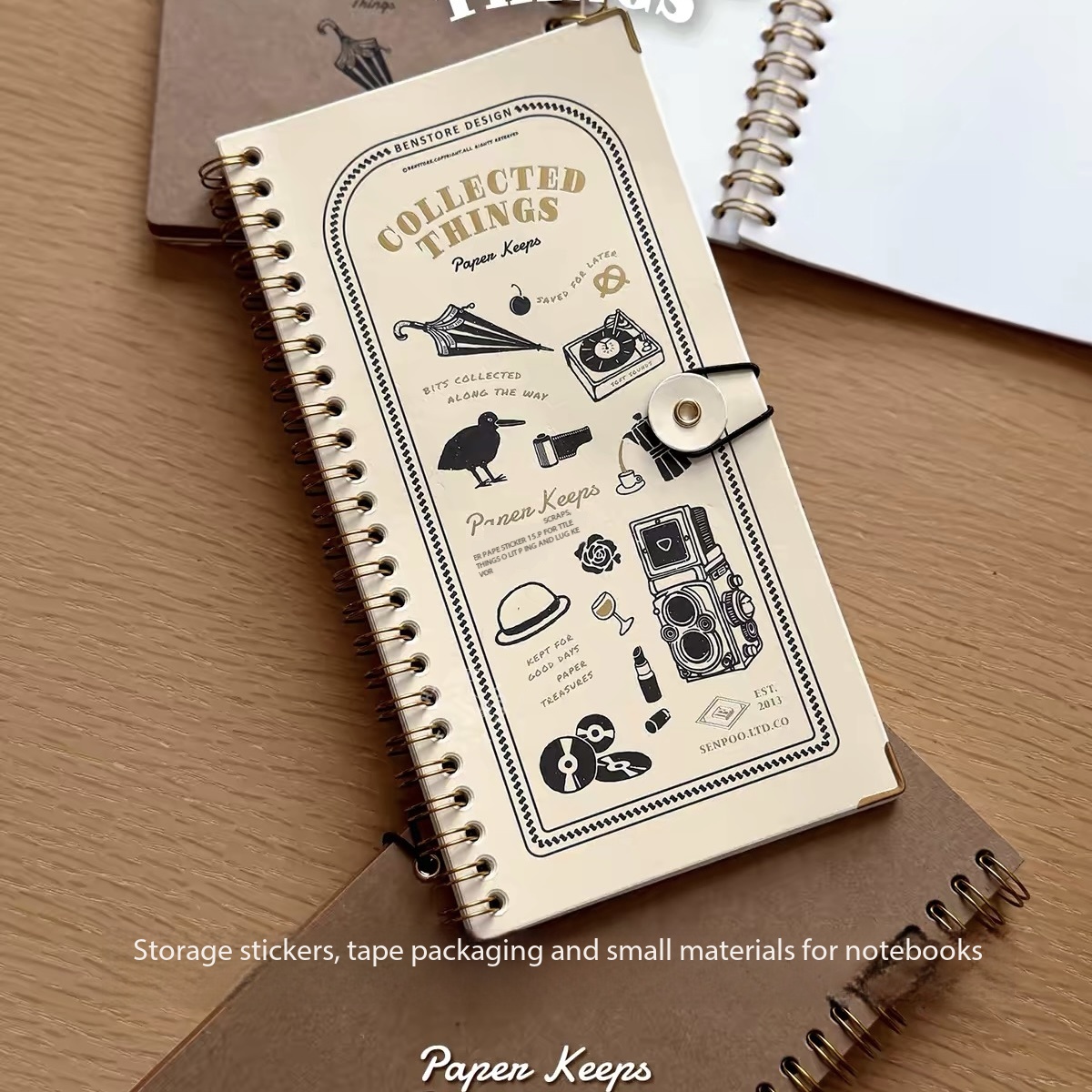 Vintage And Collectible Books - Álbum de Almacenamiento de Cintas Washi