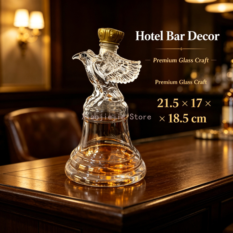 Vintage Collectible Glass - Decantador de Vidrio con Diseño de