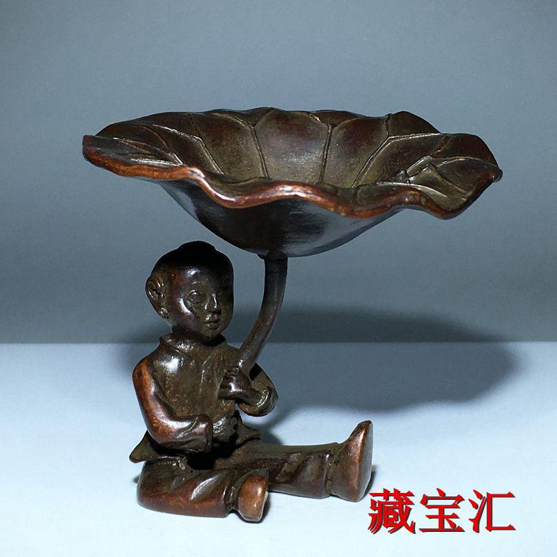 Vintage And Collectible Items - Estatua de Bronce de Niño con