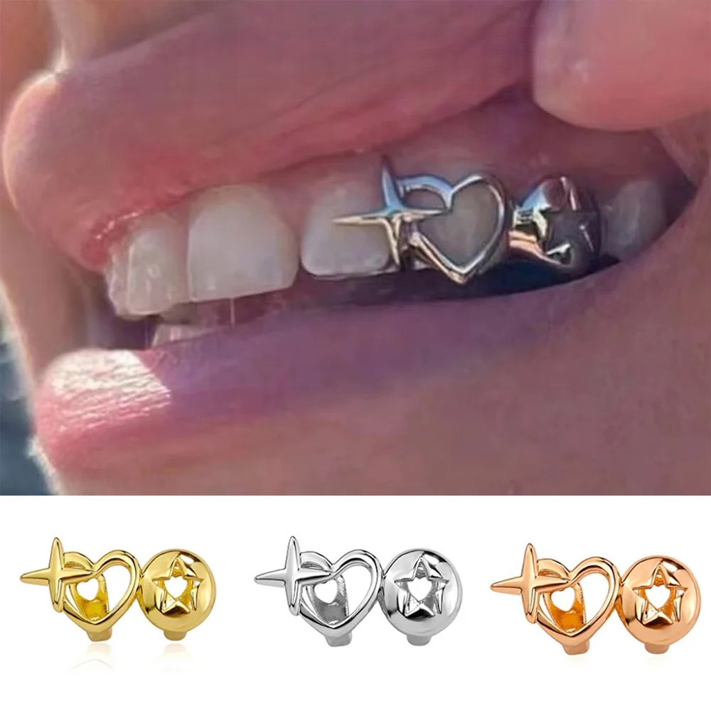 Vintage Collectible Item - Gorros de dientes de corazón huecos