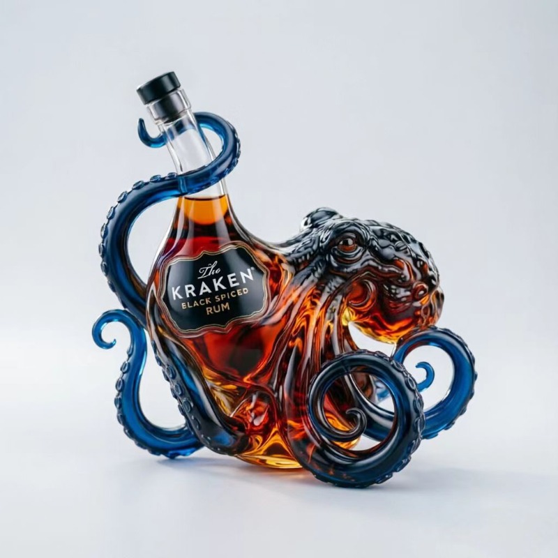 Decantador de Whisky, Pulpo Mo - Vintage Collectible Glassware reseña y precio