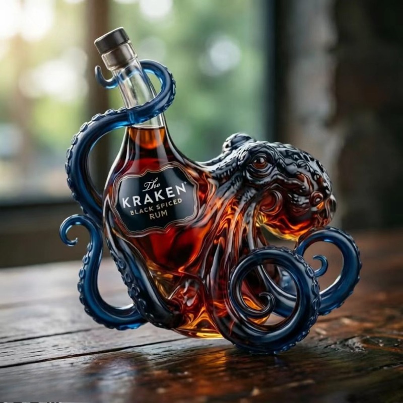 Decantador de Whisky, Pulpo Mo - Vintage Collectible Glassware reseña y precio