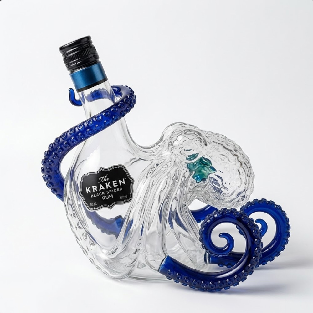 Decantador de Whisky Kraken Oc - Vintage Collectible Glassware reseña y precio