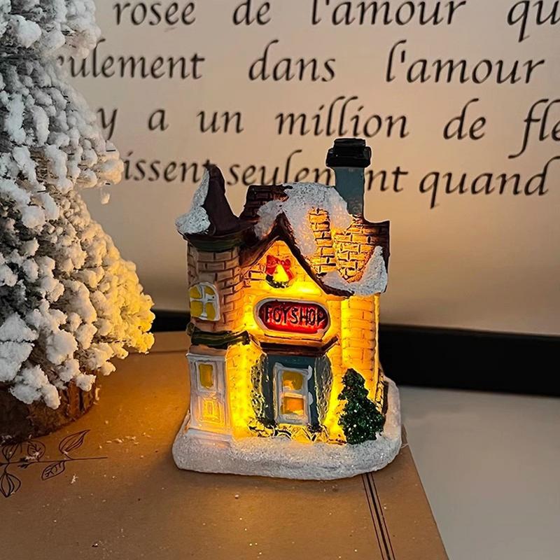 Casas de pueblo de Navidad, lu - Collectible Vintage Lamps reseña y precio
