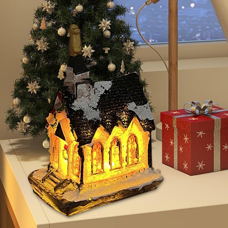 Casas de pueblo de Navidad, lu - Collectible Vintage Lamps reseña y precio