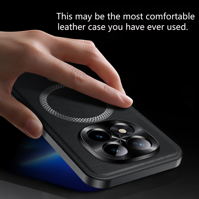 Funda magnética para Redmi Not - Camera Leather Case reseña y precio