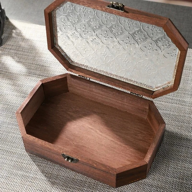 Caja de Joyería Octogonal Vint - Vintage Collectible Glass reseña y precio
