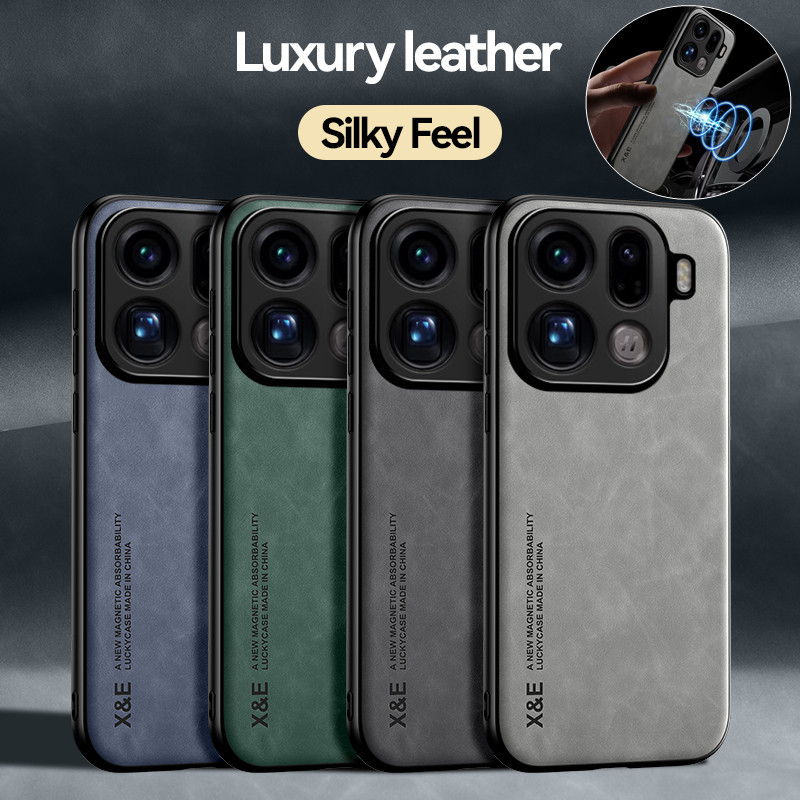 Para OPPO Find X9 Pro X9 X8 X6 - Camera Leather Case reseña y precio