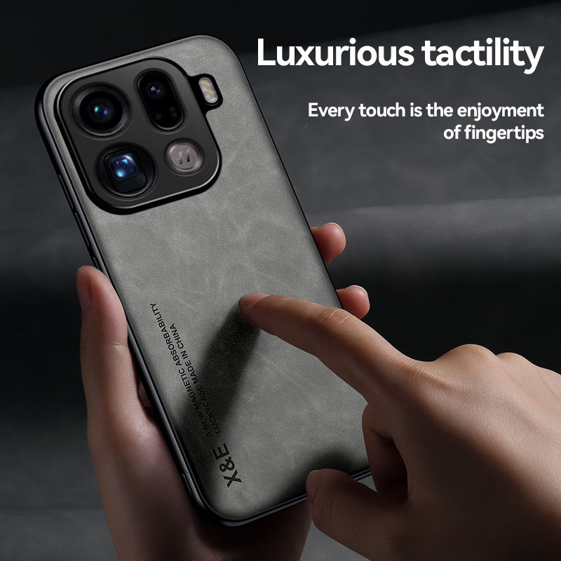Para OPPO Find X9 Pro X9 X8 X6 - Camera Leather Case reseña y precio