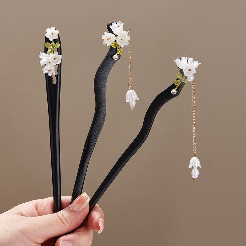 Horquilla de madera con flor v - Vintage Collectible Item reseña y precio