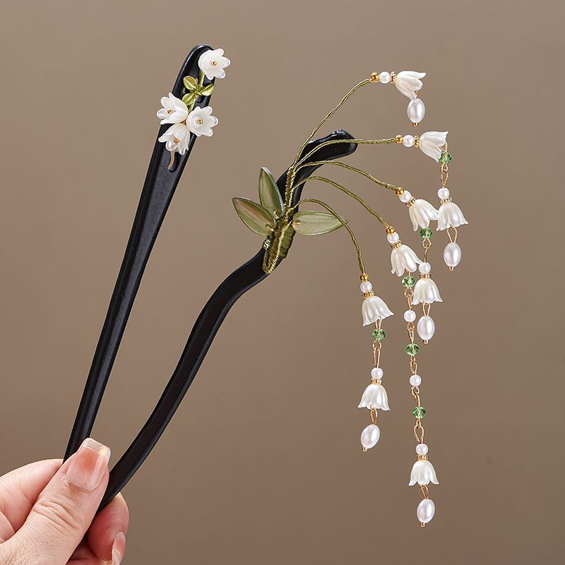 Horquilla de madera con flor v - Vintage Collectible Item reseña y precio