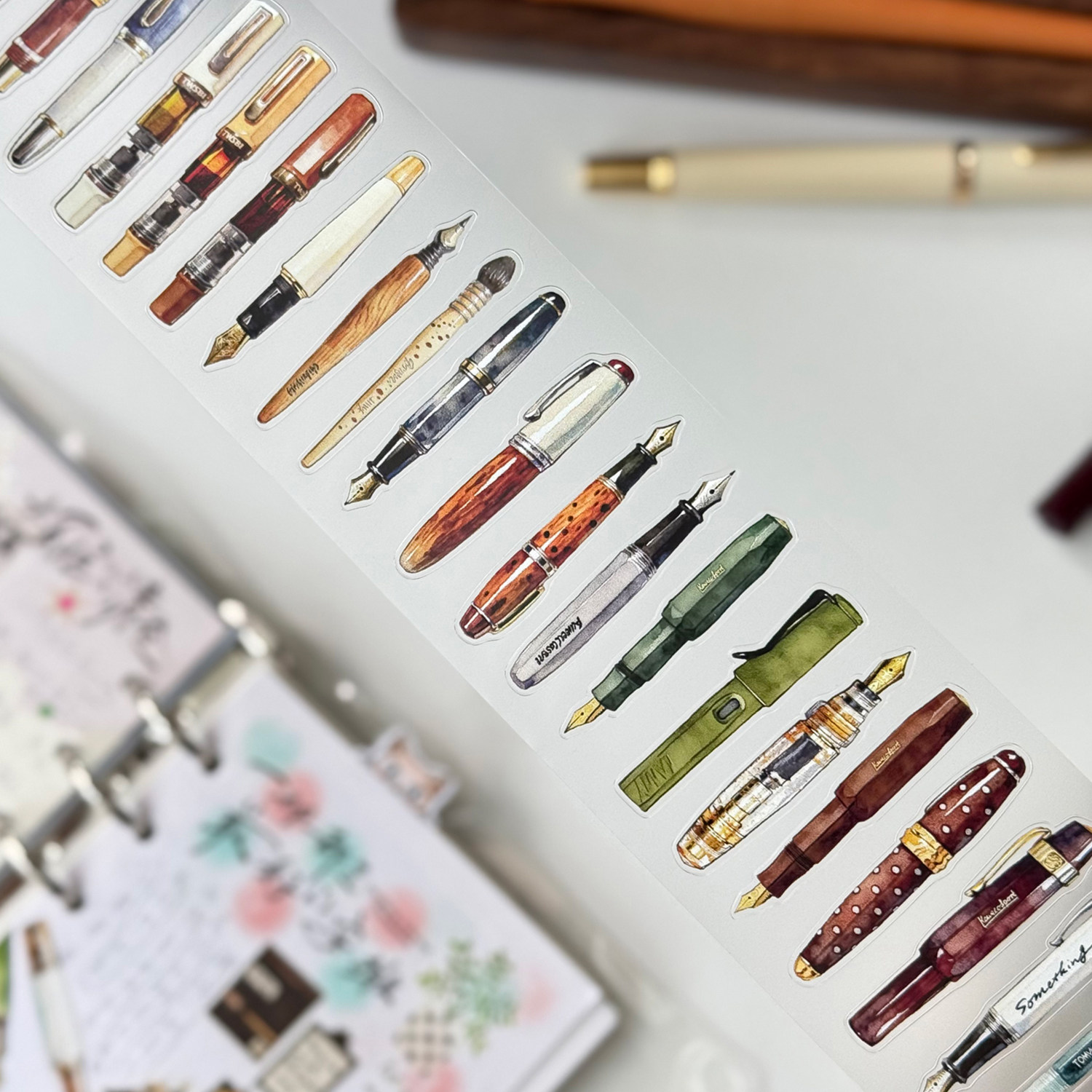 Cinta Adhesiva Decorativa de P - Vintage Collectible Pens reseña y precio