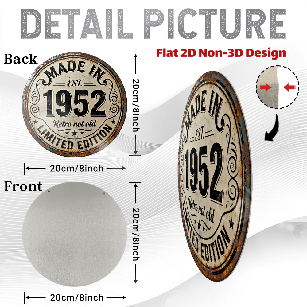 Letrero Metálico Plano 2D, 1 P - Vintage Collectible Plates reseña y precio