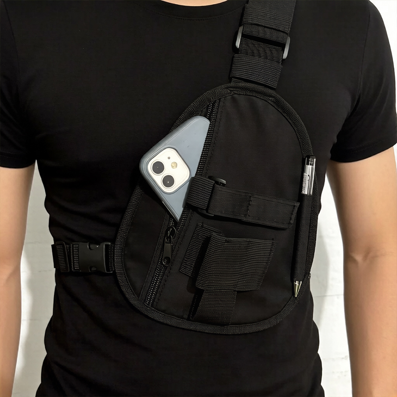 Bolso de pecho multifuncional  - Cassette Walkman Belt reseña y precio