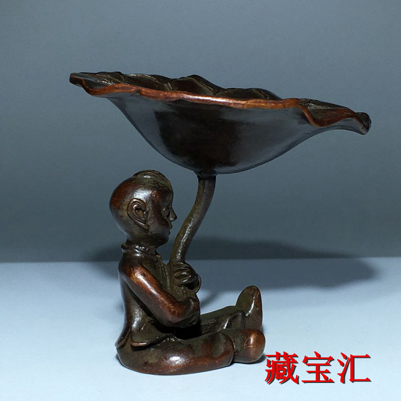 Estatua de Bronce de Niño con  - Vintage And Collectible Items reseña y precio
