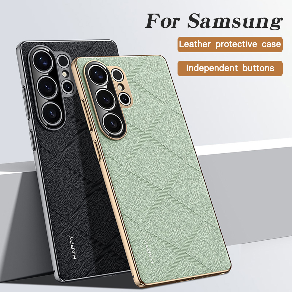 Chapado en cuero para Samsung  - Camera Leather Case reseña y precio