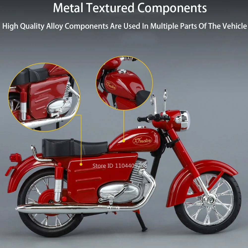 Modelo de motocicleta XF250 a  - Vintage Collectible Toys reseña y precio
